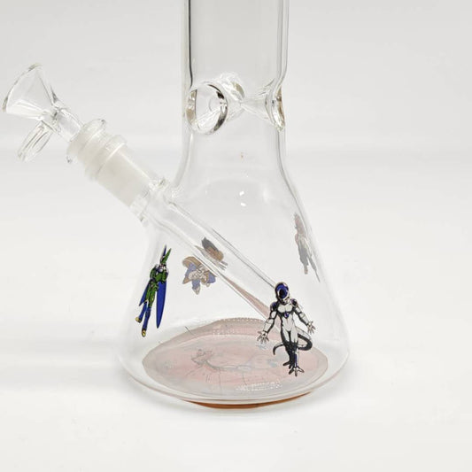 12"  44mm Tube 4mm Cartoon Design Beaker Bong_1